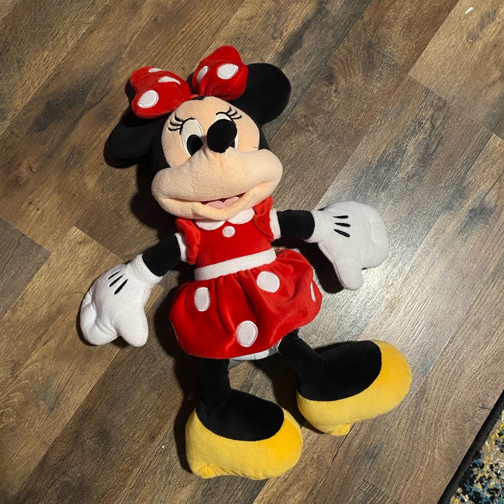 Disney Minnie Mouse Plush Toy - Red and Black